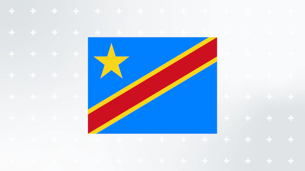 Drapeau de la République démocratique du Congo